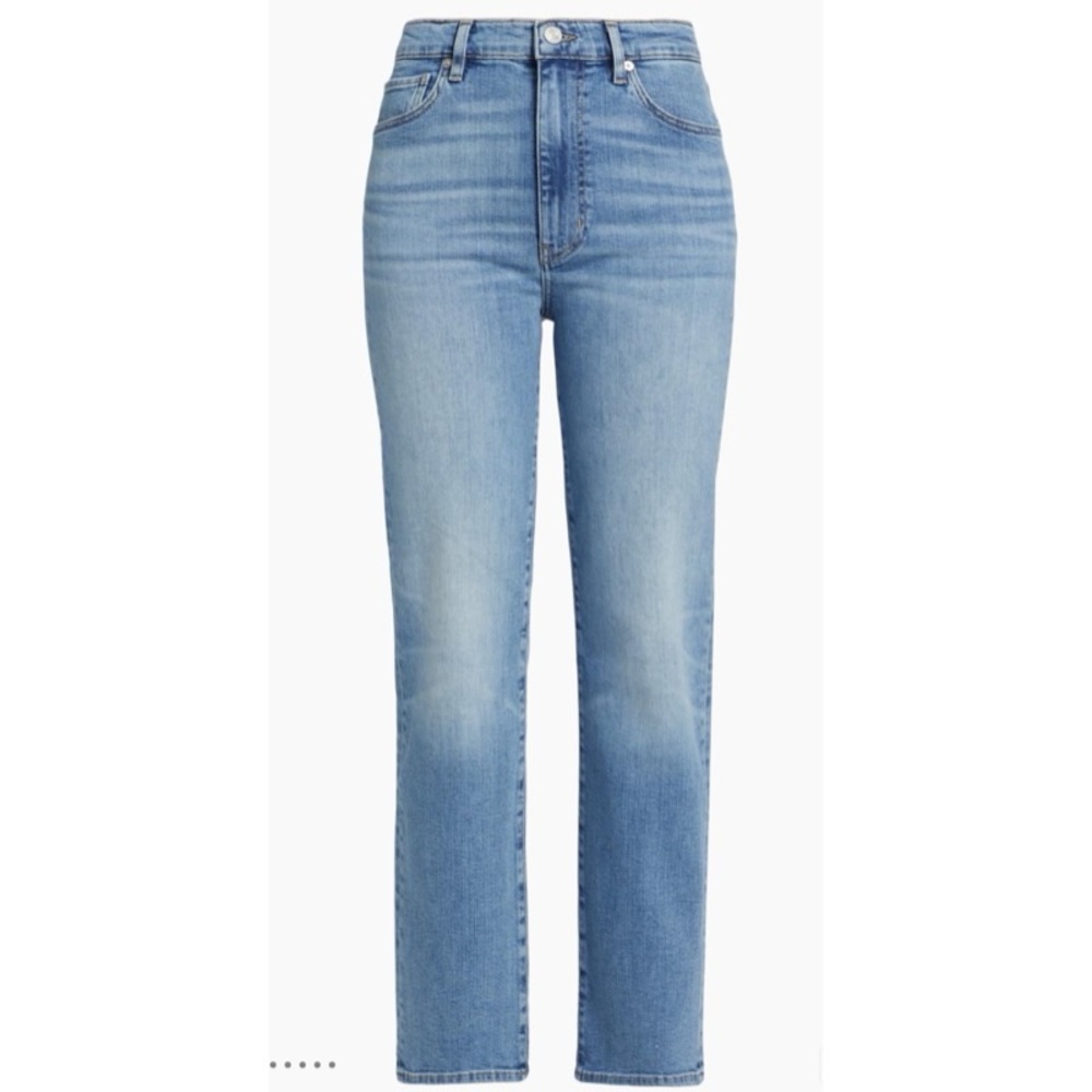 Frame Le Sleek high waisted straight leg jeans ( whimsy wash)
